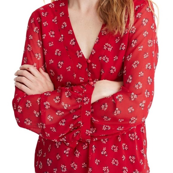 Madewell Tops - NEW MADEWELL Floral Peplum Top
